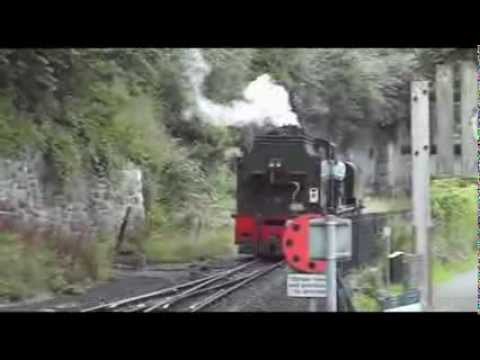 Rheilffordd Eryri (Welsh Highland Railway) 23/08/2013 Part 1 of 2