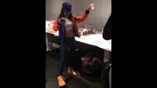 Teyana Taylor dancing to Beyonce