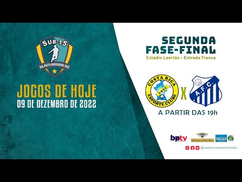 CREC X AQUIDAUANENSE - CAMPEONATO SUB-15 2022 - segunda-fase