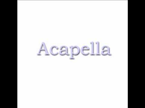 Acapella-Get Right Church