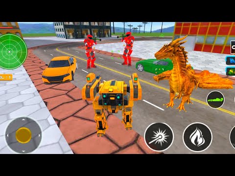 Dragon Robot Car Games #1 | Robot Transforming Game - Android Gameplay