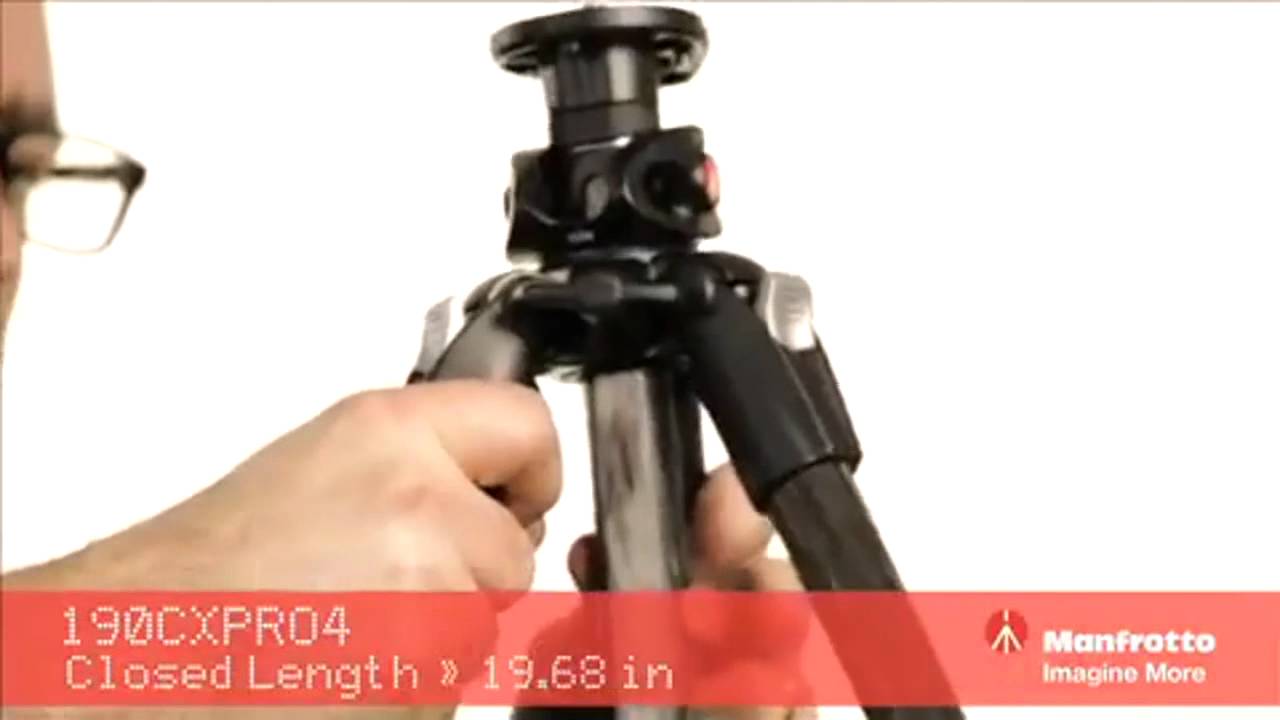 YouTube video - MANFROTTO MT190 CxPRO4