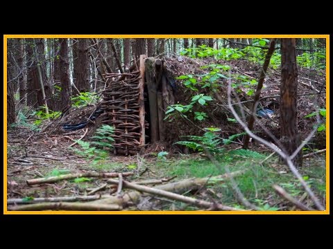 Bushcraft Camp [S02/E04] Grubenhaus Rundgang - Lagerbau Outdoor Shelter