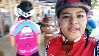 Ciclismo em grupo /praia de Coqueiral em Aracruz! Mulheres em ao- O mundo  nosso!