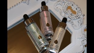 How to Use Glitter Drops - Review and Demo of the Cover FX Glitter Drops in Aurora, Lunar and Mirage