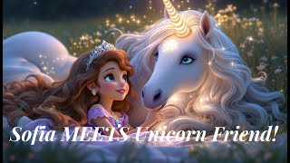 Princess Sofia MEETS Her NEW Magical Unicorn Friend! | Bedtime Story for Kids