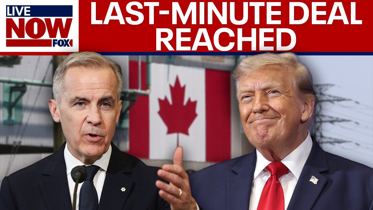 BREAKING: Trump says deal has been reached to delay tariffs on Canadian imports