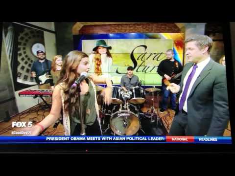 DJ Luccio Plays Drums with American Idol Sara Sturm on Fox 5 Morning News