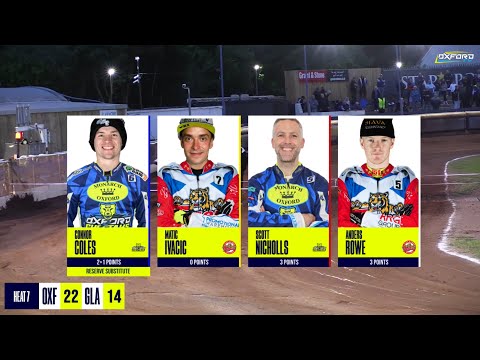 Heat 7 | Oxford vs Glasgow | CAB Direct Championship | OXFORD SPEEDWAY TV 2024