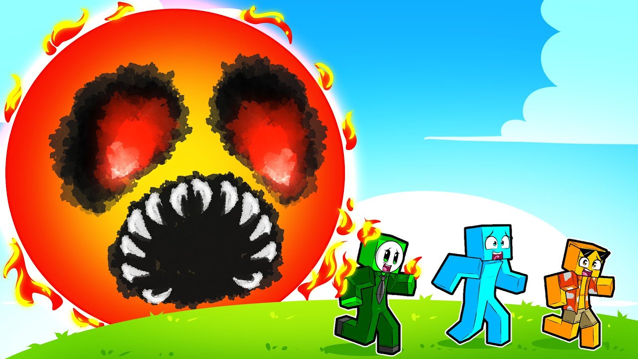 Sobrevivemos ao Sol Vermelho no Minecraft!