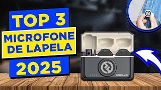 TOP 3 Melhores MICROFONE DE LAPELA Custo Benefício em 2025