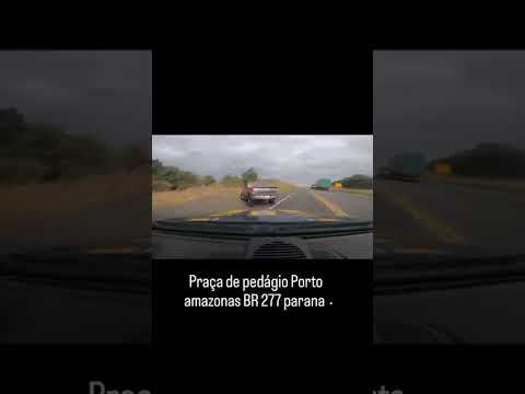 Perseguição na BR 277 Paraná #PRF Pedágio de Porto Amazonas e termina em estrada rural de Palmeira