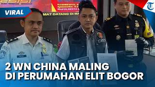 Dua WN China Ditangkap Polresta Bogor setelah Maling di Perumahan Elit di Wilayah Kertamaya