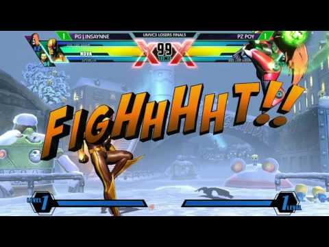 February Monthly - PG | Insaynne Vs. PZ Poy - UMVC3 Losers Finals - Ultimate Marvel Vs. Capcom 3