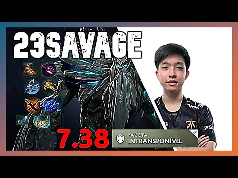 23SAVAGE - Gameplay HC with TINY [Patch 7.38] 🎯🔥