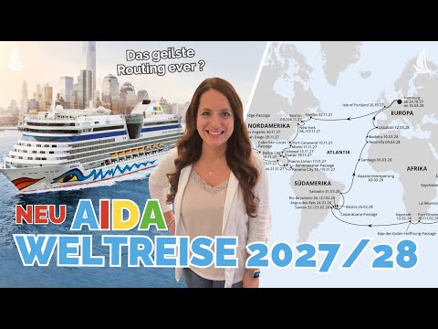 Buchungsstart AIDA Weltreise 2027/28 – das müsst ihr wissen