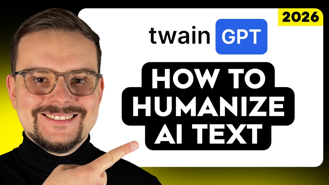 How to Humanize AI Text in 2026 | TwainGPT Tutorial