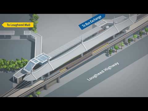 Lougheed Town Centre Station - SkyTrain Platform Change