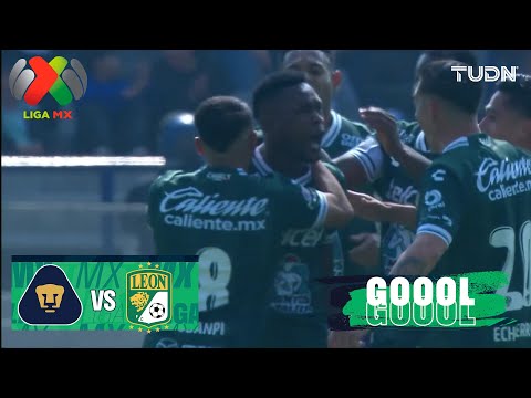 ¡Gol de León! Cambindo de cabeza | Pumas vs León | Liga MX - Jornada 3 Clausura 2026 | TUDN