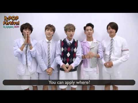 B1A4 - Greetings for K-POP Festival in Incheon 2014