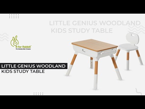R for Rabbit Little Genius Woodland Kids Study Table Installation Video