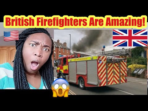 American Reacts to British Firefighters Responding to Lorry on FIRE and Exploding in Weybridge!