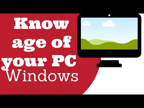 YouTube video about: How old is my computer in human years?