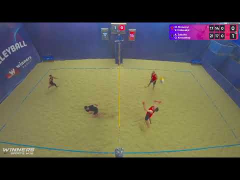 15:45 M. Motuznyi / V. Kraievskyi - A. Zabuha / O. Kryvoshap 23.04.2023 | Winners Beach Volleyball