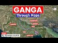 Ganga River System Through Map | Tributaries of Ganga | UPSC Prelims & Mains