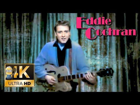 Eddie Cochran AI 4K Colorized ❌Impossible Restore❌ - Teenage Heaven (Remastered Stereo) 1959