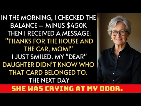 In The Morning I Found $450,000 Gone — Then A Message Arrived: "Thanks For The House"