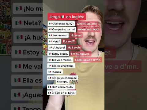 Jerga mexicana en inglés 😃