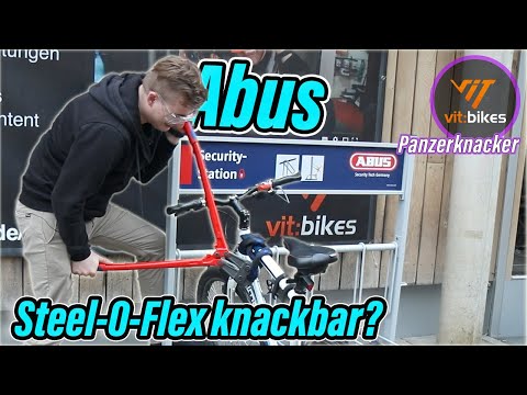 Das Abus Steel-O-Flex 7200 - Ist es knackbar? - vit:bikesTV Panzerknacker