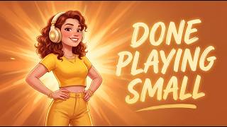 Confidence Affirmations ✨ I'm Done Playing Small | Afrobeat Morning Affirmations