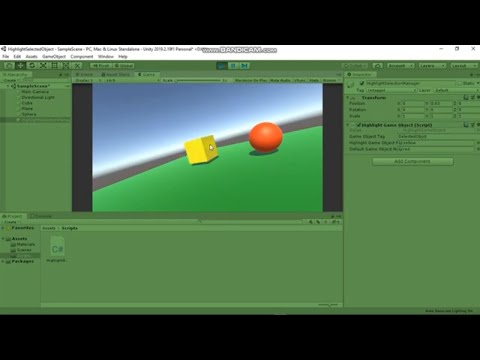Selecting Objects with Raycast - Unity Tutorial #Unity #UnityTutorial #GameDevelopment