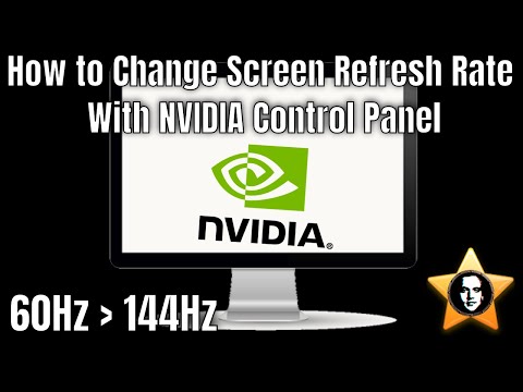 How to Change Screen Refresh Rate With NVIDIA Control Panel - Fix 144 Hz Showing Only 60 Hz Tutorial