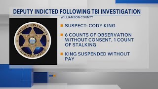 Williamson County, TN deputy indicted for stalking following TBI investigation