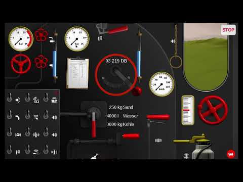 Steuerung einer Dampflok (BR03) - Fahrsimulator der Märklin Central Station