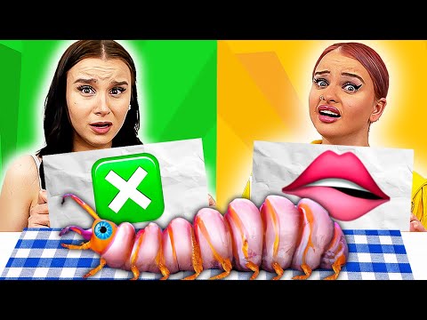 BEISSEN🦷, LECKEN👅 oder NICHTS ❎  (Essen-Challenge) - Celina