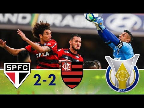 Melhores Momentos   São Paulo 2 x 2 Flamengo   Campeonato Brasileiro