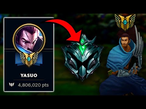 PLATINUM YASUO 4,800,000 MASTERY POINTS - Spectating Highest Mastery Points on YASUO