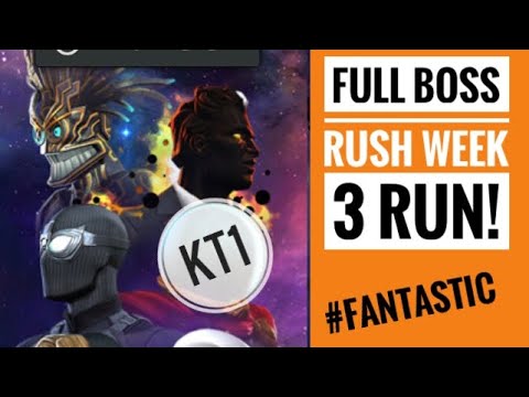 Absolutely Fantastic Boss Rush Week 3 Full Clear!