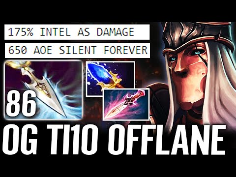 🔥 OG NEW TI10 Offlane Hero Try - Silencer Aghanim Silent Forever 650 AOE 175% Int DMG WTF Dota2 Pro