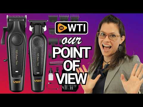 VGR Professional Hair Clippers for Men - Cordless Barber Clippers & Zero Gapped Trimmer Set - WTI product video review