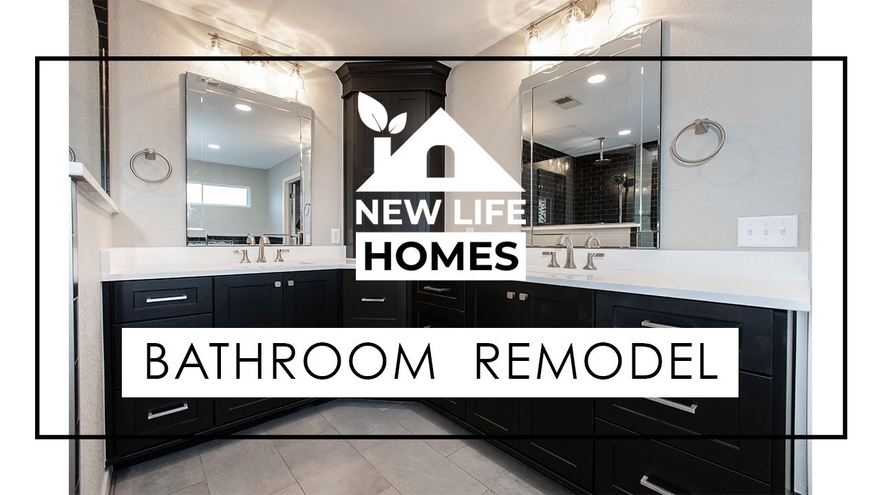 Custom Designed Bathroom Remodel – New Life Homes