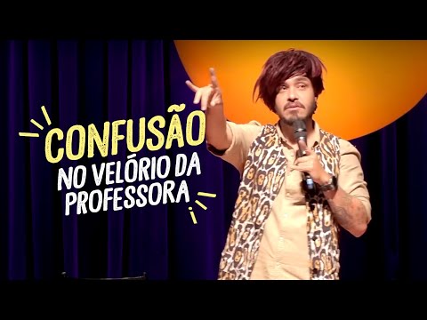 Professora faleceu e deu confusão no velório! Stand up | Diogo Almeida