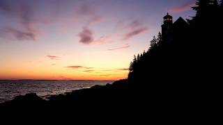 preview picture of video 'Bass Harbor Head sunset'