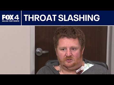 Dallas man recovering after getting slashed across throat