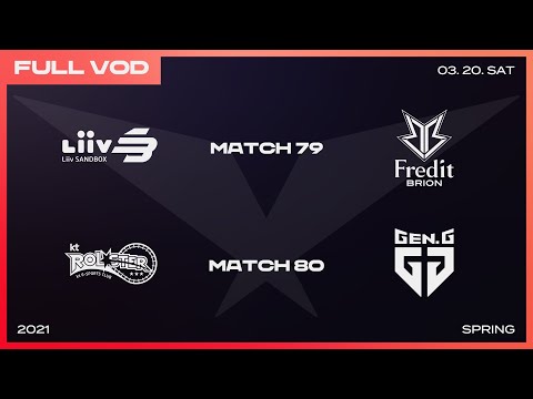 2021 LCK Spring [Full VOD] l LSB vs BRO - KT vs GEN l Week 9 Day 3
