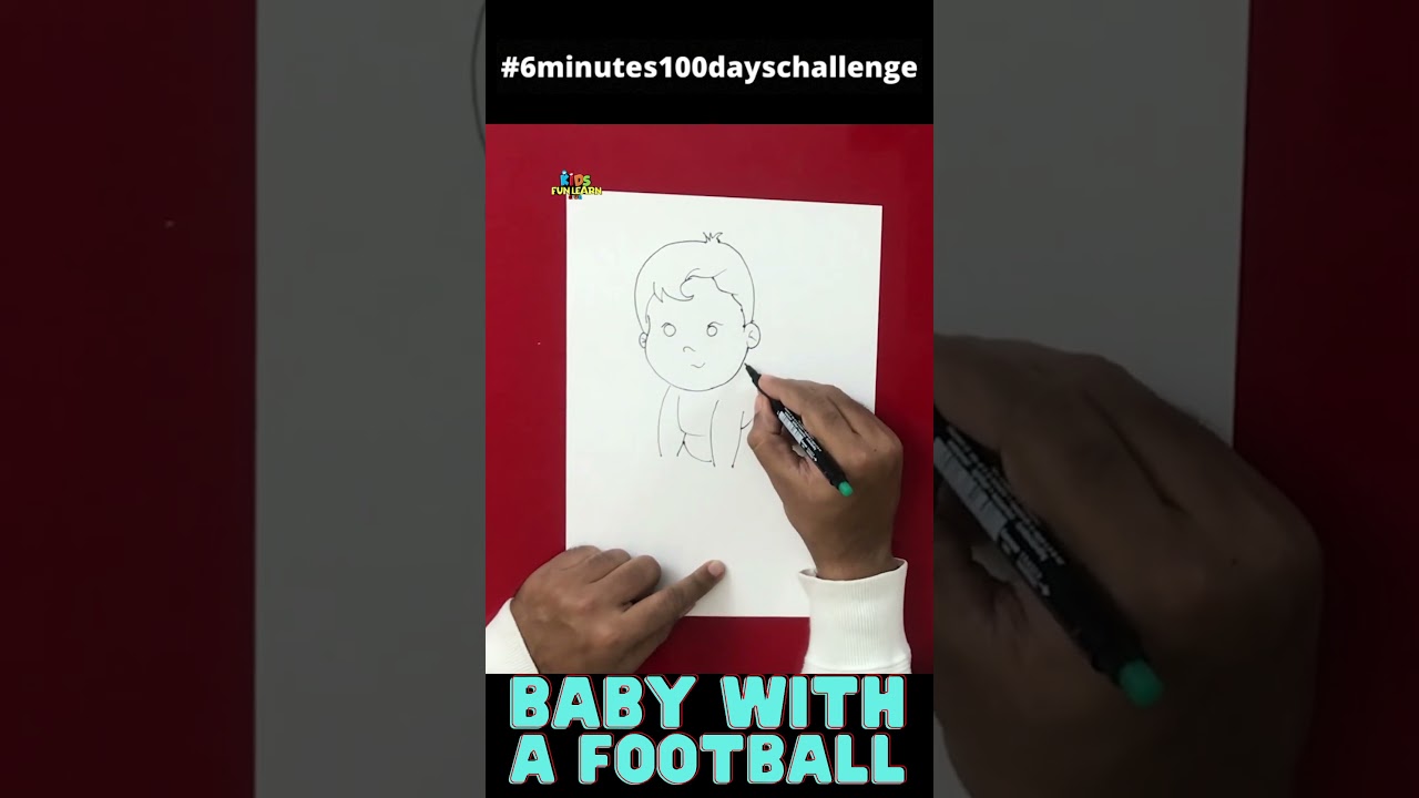 A Baby with Football #shorts